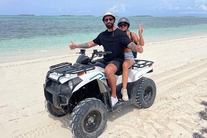 3 Hours Guided Great Exuma ATV Tour - Steventon hidden beach detour: fossil coral rocks and photo time