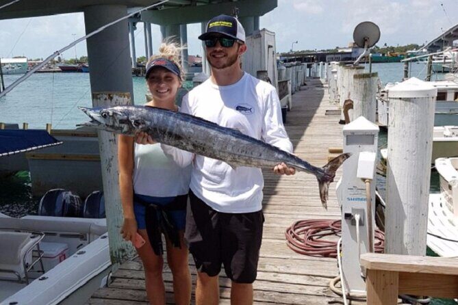 4 hours 38ft Reel Dreams Private Charter in Nassau - Rose Island option: the half-day payoff when you want beach time