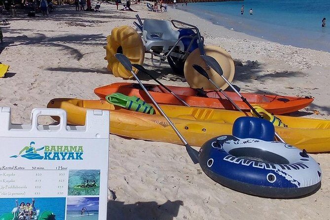 Bahama Kayak Full Day Water Sports Package at Junkanoo Beach - Why Junkanoo Beach works for a full water-day