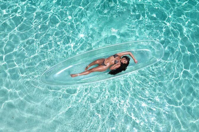 Clear Kayak Drone Photoshoot in Nassau Bahamas - Why Saunders Beach is the big deal for this Nassau shoot