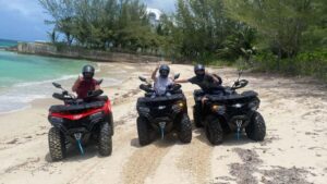 Nassau: ATV Guided Tour - Getting set up: CF Moto ATVs, headsets, and the “practice first” factor