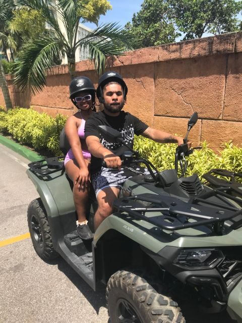 Nassau: ATV Rental Experience - The CFmoto automatic quad: easy handling, real passenger comfort
