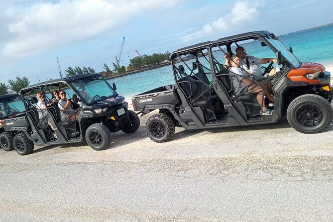 Nassau Narrated Jeep tour with Full Bahamian Lunch and Drink - Cruise-port pickup and the Bowcar meet-up workflow