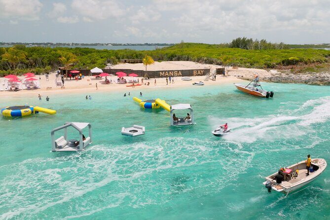 Nassau Swimming Pigs: Snorkeling, Lunch & Private Beach Club - Getting There and the Boat Ride Past Paradise Island and Fort Montagu