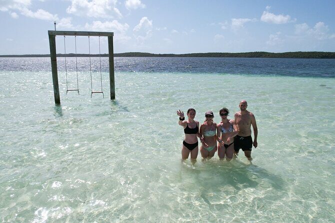 Pink Sand Beach and Swimming Pigs Adventure from Nassau - Eleuthera Sea Turtles: Feeding and Touching in a Shallow Cove Setting
